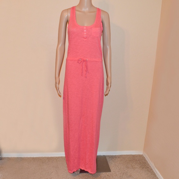 CALVIN KLEIN Performance Pink Racerback Maxi Dress - Picture 2 of 6